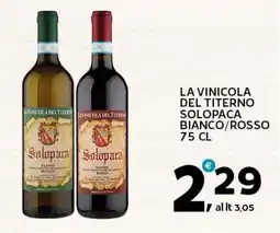 La vinicola del titerno solopaca bianco/rosso