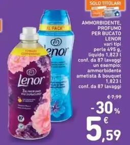 Spazio Conad Ammorbidente, profumo per bucato lenor offerta