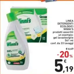 Spazio Conad Linea detergenti ecologici winni's offerta