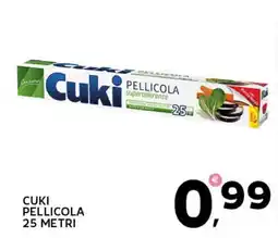 Extra Supermercati Cuki pellicola 25 metri offerta