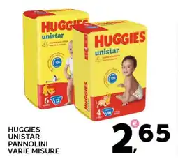 Extra Supermercati Huggies unistar pannolini varie misure offerta