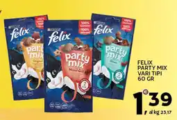 Extra Supermercati Felix party mix vari tipi offerta