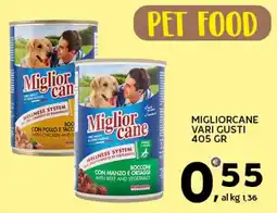 Extra Supermercati Migliorcane vari gusti offerta