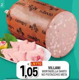 Al Discount Villani mortadella santo no pistacchio meta offerta