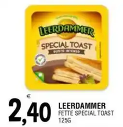 Al Discount Leerdammer fette special toast offerta