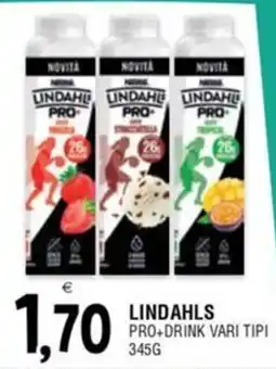 Al Discount Lindahls pro+drink vari tipi offerta
