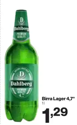 In'S Mercato Birra Lager 4,7° offerta