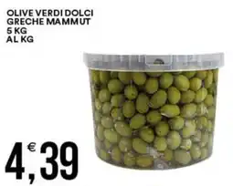 Vantaggio Cash&Carry Olive verdi dolci greche mammut offerta