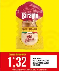 Vantaggio Cash&Carry Biraghi granbiraghi grattugiato offerta