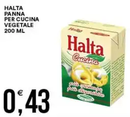 Vantaggio Cash&Carry Halta panna per cucina vegetale offerta