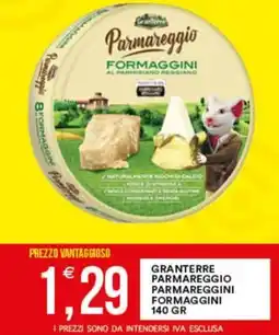 Vantaggio Cash&Carry Granterre parmareggio parmareggini formaggini offerta