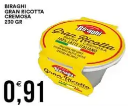 Vantaggio Cash&Carry Biraghi gran ricotta cremosa offerta