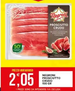 Vantaggio Cash&Carry Negroni prosciutto crudo offerta