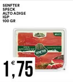 Vantaggio Cash&Carry Senfter speck alto adige IGP offerta