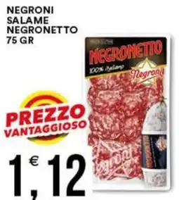 Vantaggio Cash&Carry Negroni salame negronetto offerta