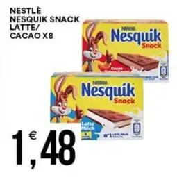Vantaggio Cash&Carry Nestle nesquik snack latte/ cacao x8 offerta