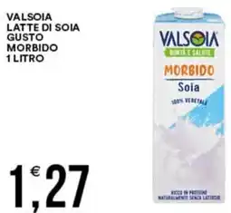 Vantaggio Cash&Carry Valsoia latte di soia gusto morbido offerta