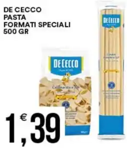 Vantaggio Cash&Carry De cecco pasta formati speciali offerta