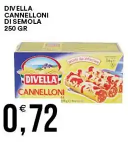 Vantaggio Cash&Carry Divella cannelloni di semola offerta