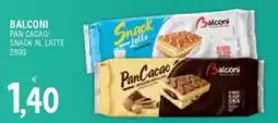 Al Discount Balconi pan cacao/ snack al latte offerta