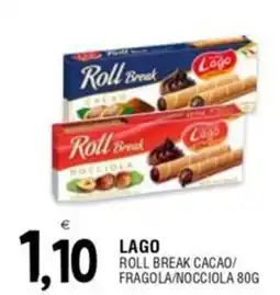 Al Discount Lago roll break cacao/ fragola/nocciola offerta
