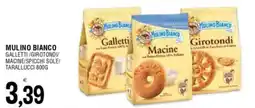 Al Discount Mulino bianco galletti/girotondi/ macine/spicchi sole/ tarallucci offerta