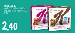 Al Discount Special k barrette cioccolato fondente/latte/mirtilli offerta