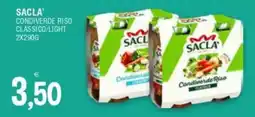 Al Discount Sacla' condiverde riso classico/light offerta