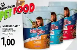 Al Discount Migliorgatto crocantini manzo/pesce/ pollo offerta