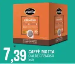 Caffè motta cialde cremoso x50