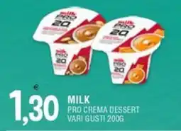 Al Discount Milk pro crema dessert vari gusti offerta