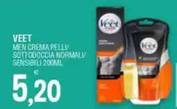 Al Discount Veet men crema pelli/ sottodoccia normali/ sensibili offerta