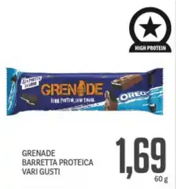 Supermercati Piccolo Grenade barretta proteica vari gusti offerta
