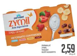Supermercati Piccolo Parmalat zymil yogurt gusti assortiti offerta