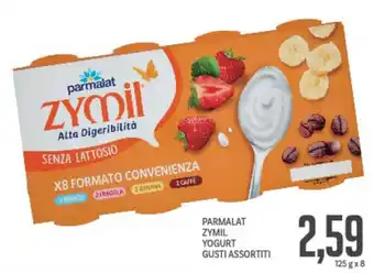 Supermercati Piccolo Parmalat zymil yogurt gusti assortiti offerta