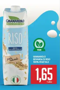 Supermercati Piccolo Granarolo bevanda di riso 100% vegetale offerta