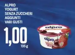 Supermercati Piccolo Alpro yogurt senza zuccheri aggiunti vari gusti offerta