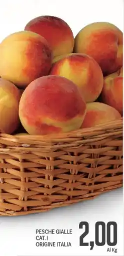Supermercati Piccolo Pesche gialle offerta