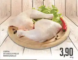 Supermercati Piccolo Coppia di cosce di pollo bianco/giallo offerta