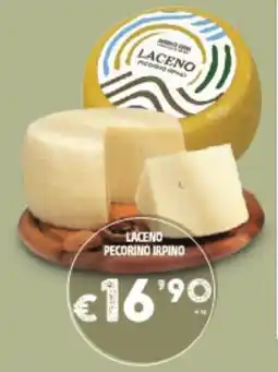 Supermercati Piccolo Laceno pecorino irpino offerta