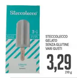 Supermercati Piccolo Steccolecco gelato senza glutine vari gusti offerta