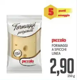 Supermercati Piccolo Piccolo formaggi a spicchi linea offerta