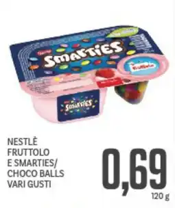 Supermercati Piccolo Nestlé fruttolo e smarties/ choco balls vari gusti offerta