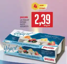 Supermercati Piccolo Piccolo lo yogurt intero gusti assortiti offerta