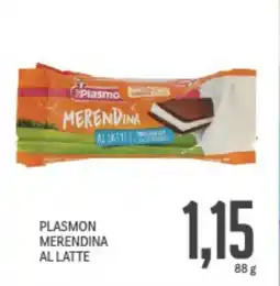 Supermercati Piccolo Plasmon merendina al latte offerta