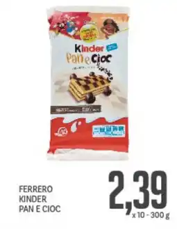 Supermercati Piccolo Ferrero kinder pan e cioc offerta