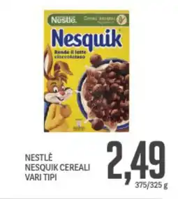 Supermercati Piccolo Nestlé nesquik cereali vari tipi offerta