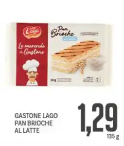Supermercati Piccolo Gastone lago pan brioche al latte offerta