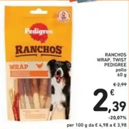 Spazio Conad Ranchos wrap, twist pedigree offerta