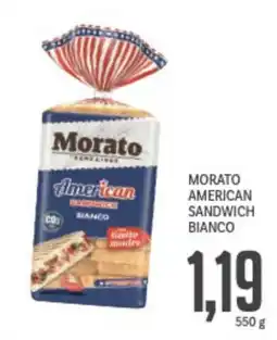 Supermercati Piccolo Morato american sandwich bianco offerta